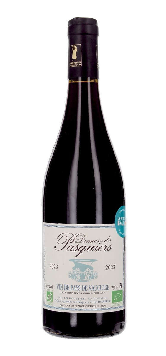 Domaine des Pasquiers - Vin de Pays de Vaucluse - IGP Vaucluse - Rouge - 2024