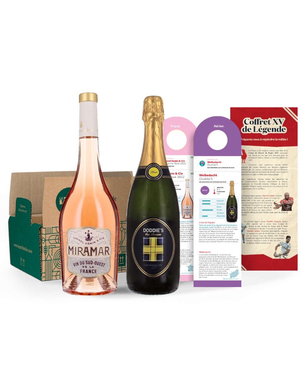 Coffret XV de Légende France vs Royaume Uni - 2 bouteilles