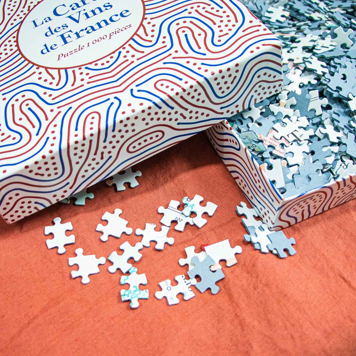 Puzzle carte des vins de France