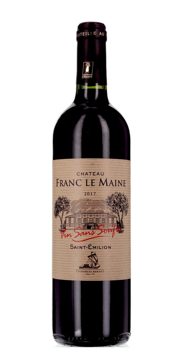 Château Franc le Maine - Sans soufre - AOP Saint-Émilion - Rouge - 2017