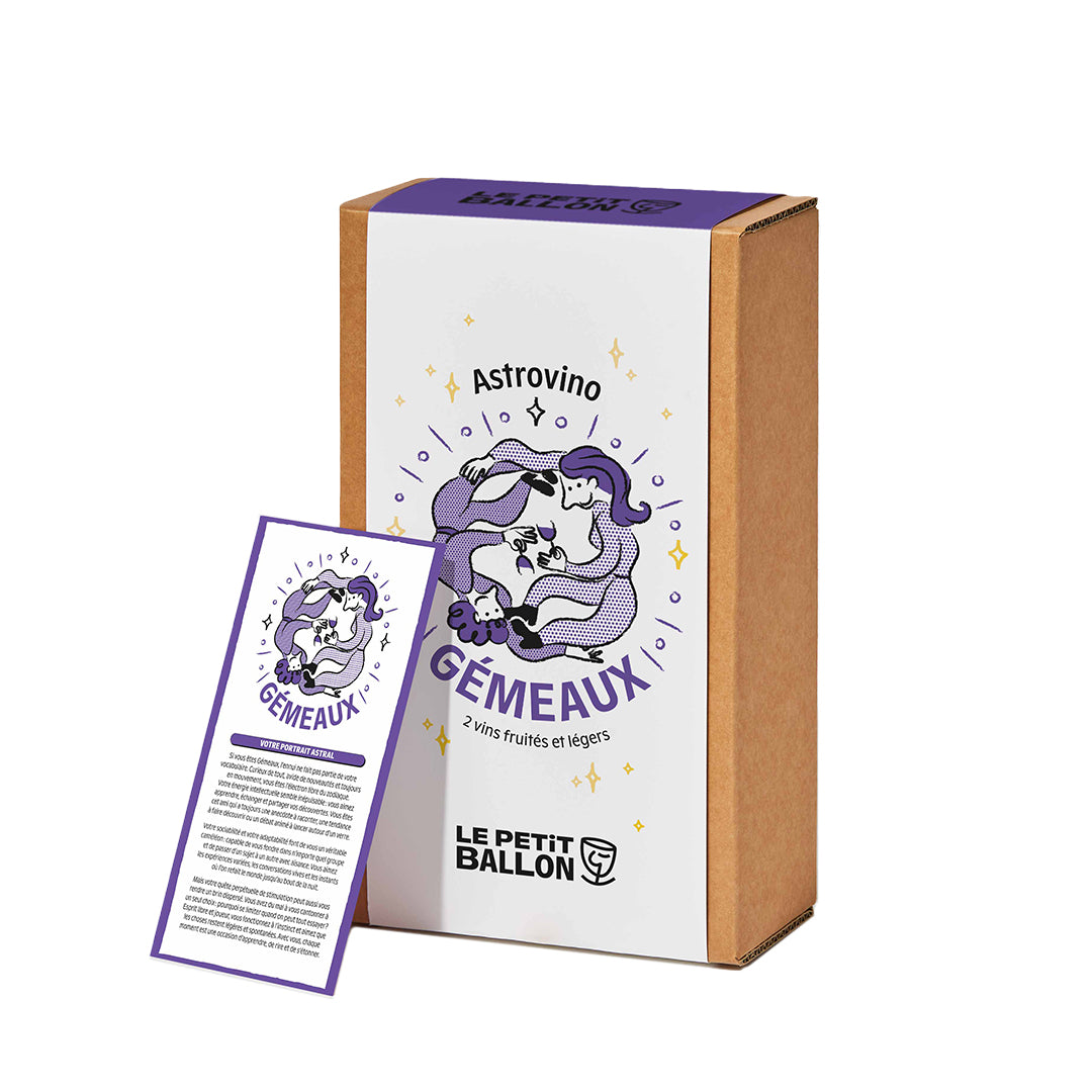 Coffret Astro - Signe Gémeaux - 2 bouteilles