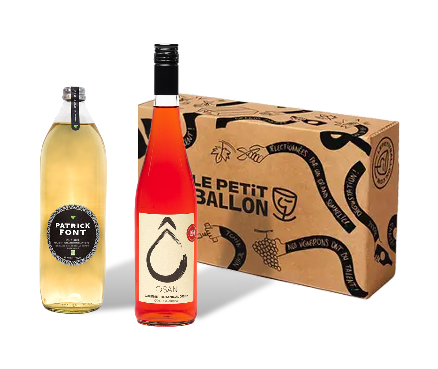 Coffret sans alcool petit curieux bio frais de port inclus