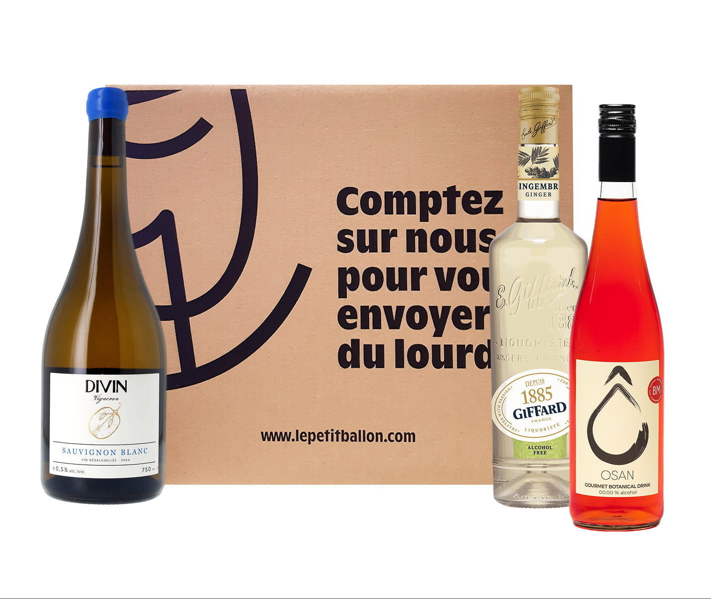 Coffret Epicurien Sans Alcool - 3 bouteilles