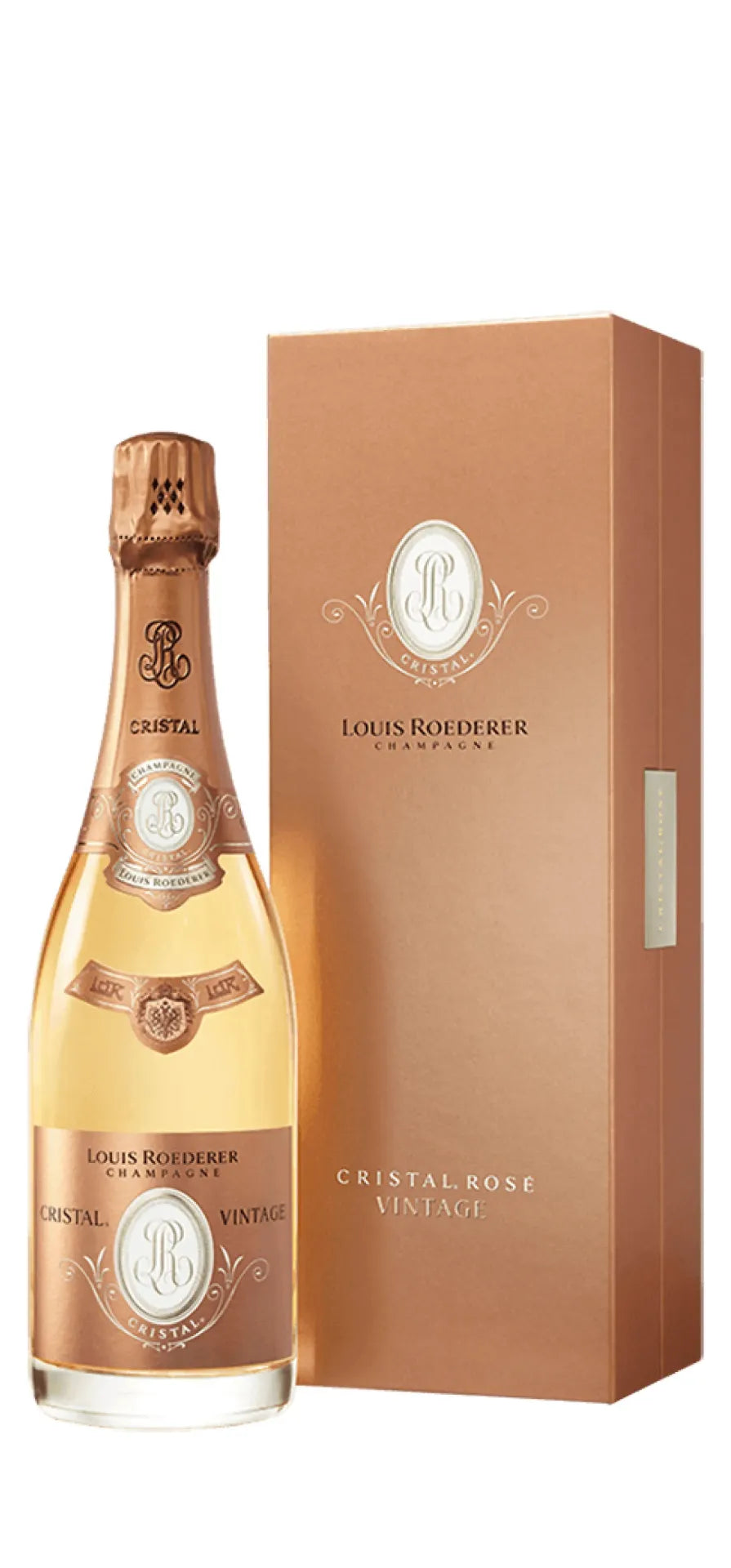 Champagne Louis Roederer - Cristal & étui - AOP Champagne - Rosé - 2014