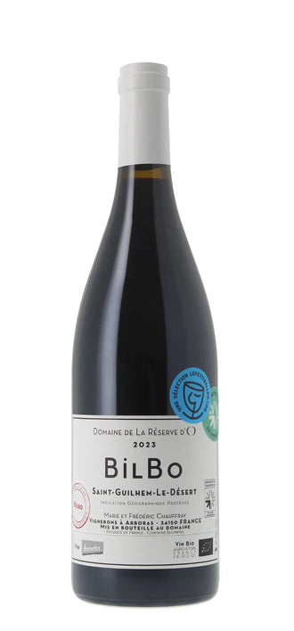 Domaine de La Réserve d'O - Bilbo - IGP Saint-Guilhem-le-Désert - Rouge - 2023