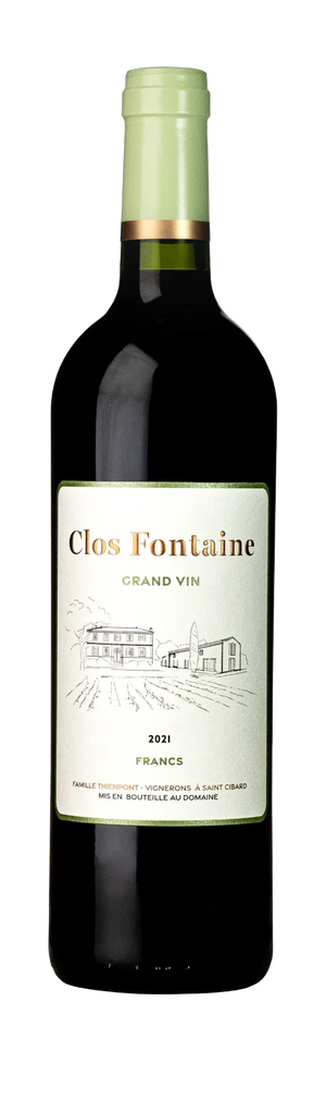 Clos Fontaine - Francs Côtes de Bordeaux - AOP Francs-Côtes-de-Bordeaux - Rouge - 2023