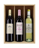 Trio Bordelais - 3 bouteilles & caisse bois
