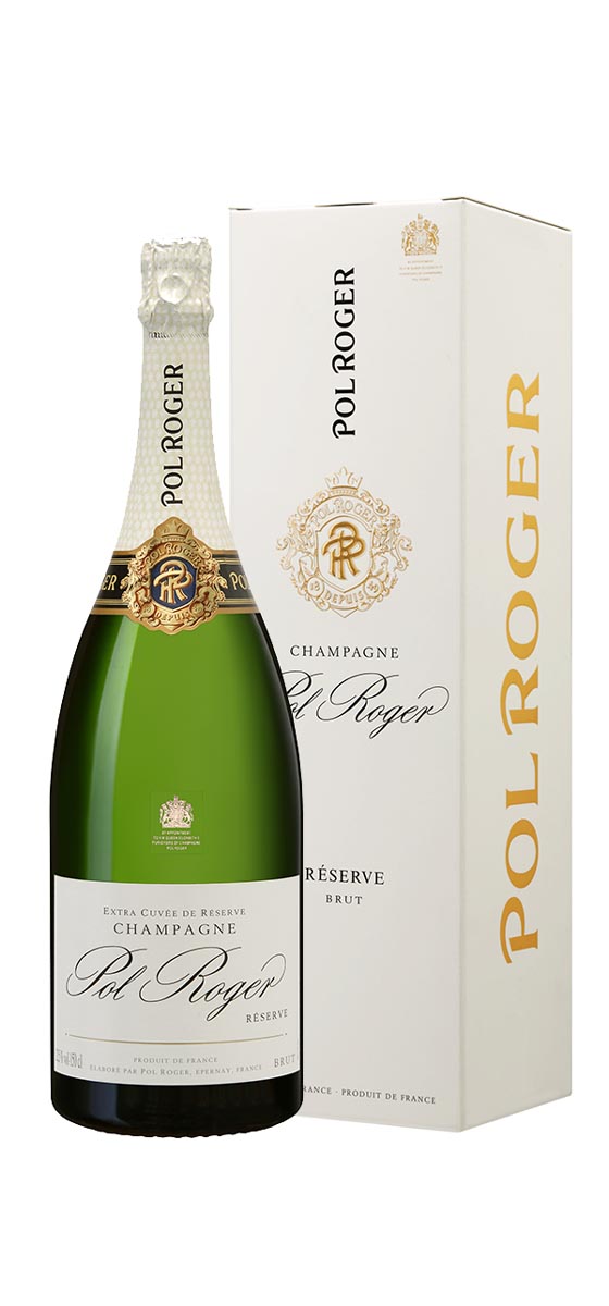 Champagne Pol Roger - Brut Magnum & étui - AOP Champagne - Blanc