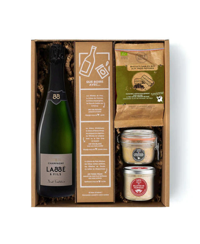 Coffret Prestige - Foie Gras & Champagne Labbé Brut