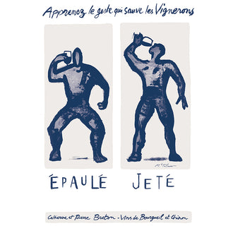 Affiche épaulé jeté