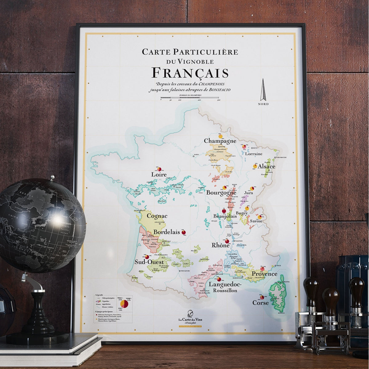 Affiche des vins de France