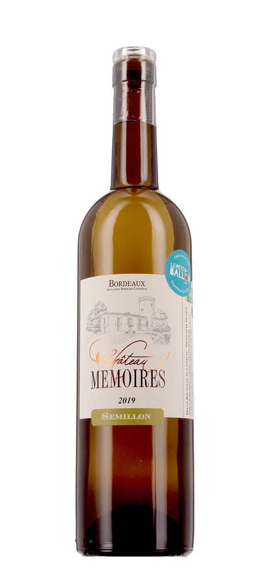 Château Mémoires - Sémillon - AOP Bordeaux - Blanc - 2019