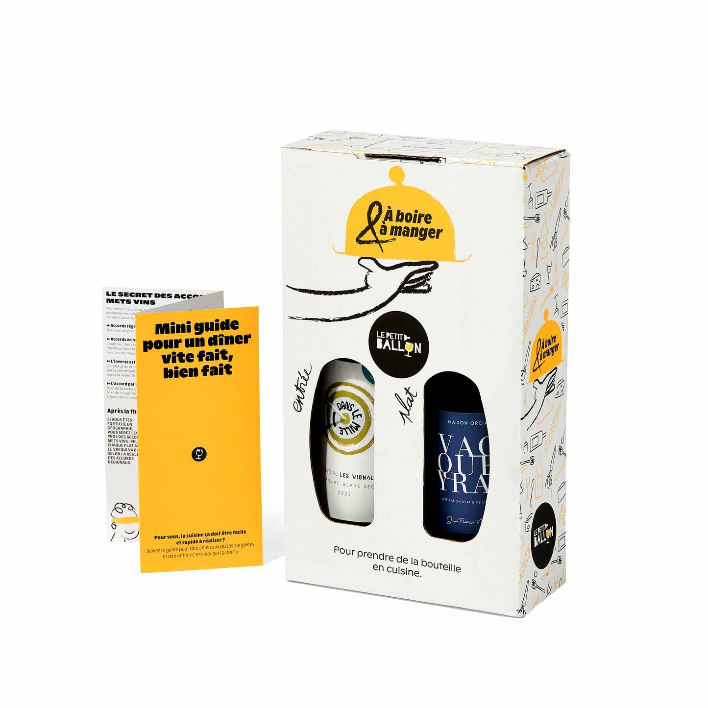 A boire & à manger - Coffret 2 vins et 2 recettes