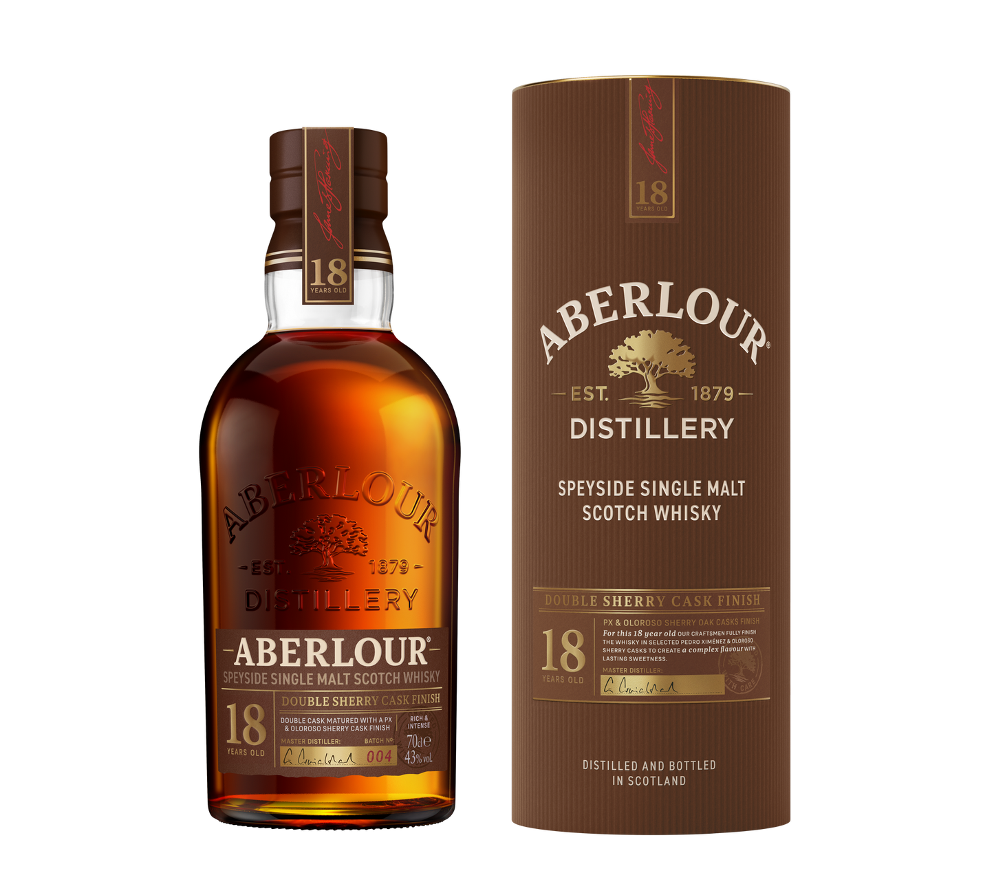 Aberlour - Double Sherry Cask Finish 18 ans & étui