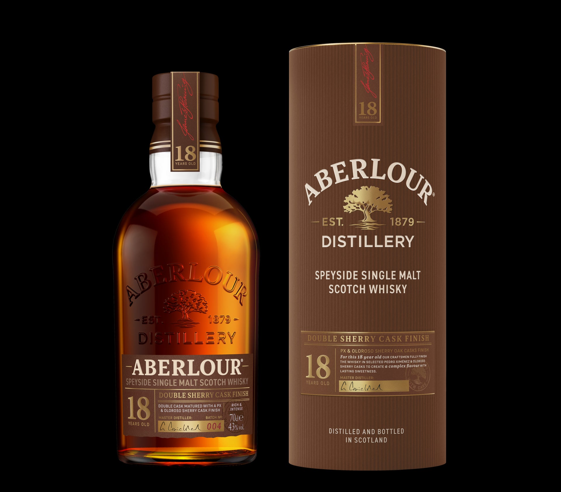 Aberlour - Double Sherry Cask Finish 18 ans & étui