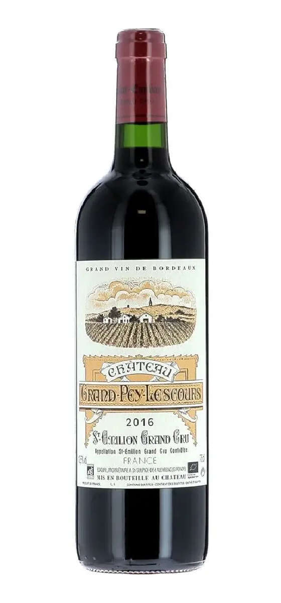 Château Grand Pey Lescours - Saint-Emilion Grand Cru  - AOP Saint-Emilion Grand Cru - Rouge - 2016