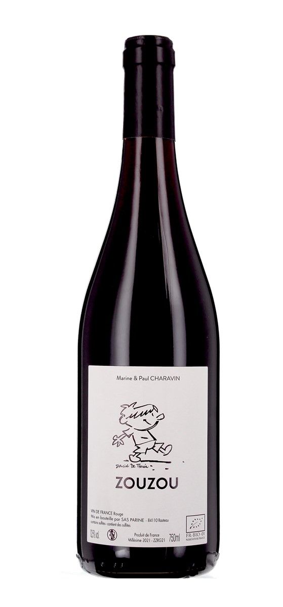 Paul et Marine Charavin - Zouzou Rouge  - Vin de France - Rouge - 2022