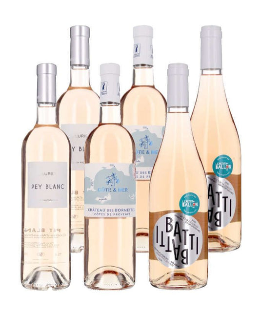 Coffrets Rosés Provence - 6 bouteilles