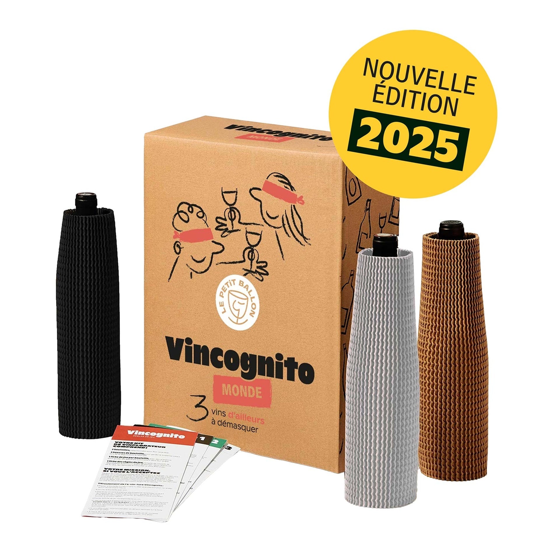 Vincognito Monde Edition 2025 - Coffret dégustation à l'aveugle