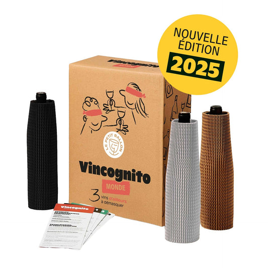Vincognito Monde Edition 2025 - Coffret dégustation à l'aveugle