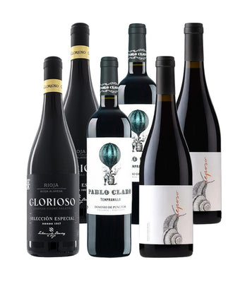 Espagne - 100% rouge best-sellers - 6 bouteilles