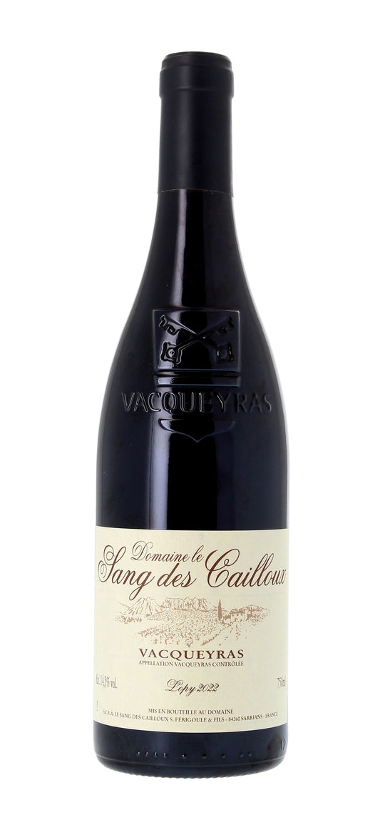 Domaine le Sang des Cailloux - Lopy - AOP Vacqueyras - Rouge - 2022