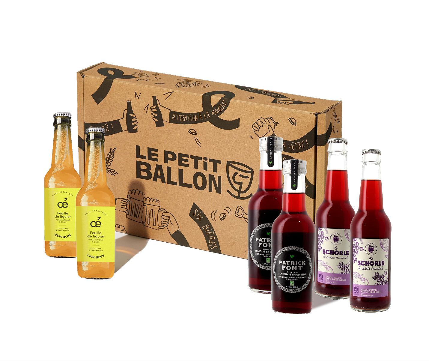 Coffret sans alcool petit curieux x6 frais de port inclus