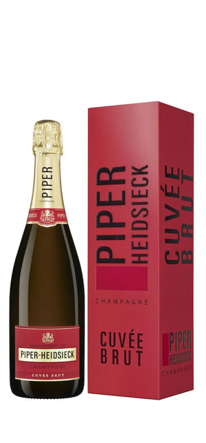 Champagne Piper-Heidsieck - Cuvée Brut & étui - AOP Champagne - Blanc