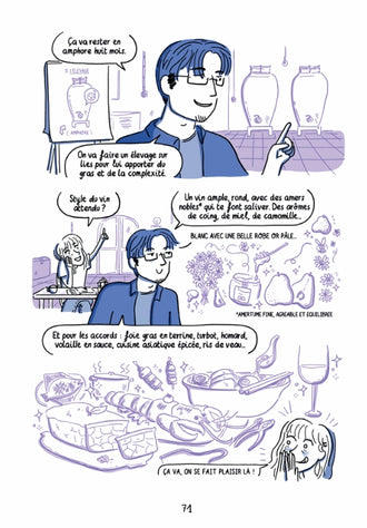 Anne-Laure Michel & Eléonore Bem - Roman graphique - Le sens de la vigne - 23 €