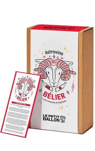 Coffret Astro - Signe Bélier- 2 bouteilles