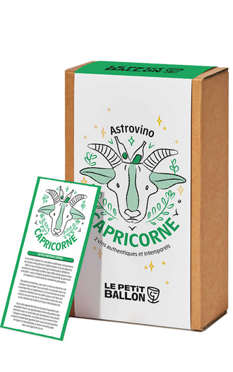 Coffret Astro - Signe Capricorne - 2 bouteilles