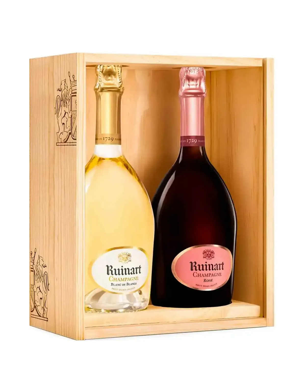 Champagne Ruinart - Coffret Duo Blanc de Blancs et Rosé