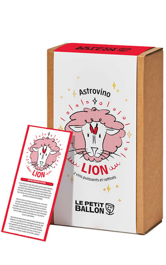Coffret Astro - Signe Lion - 2 bouteilles