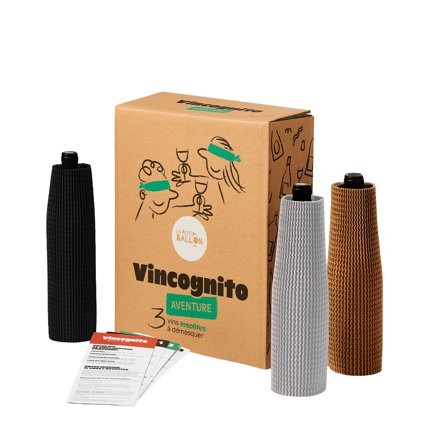 Vincognito aventure - Coffret dégustation à l'aveugle