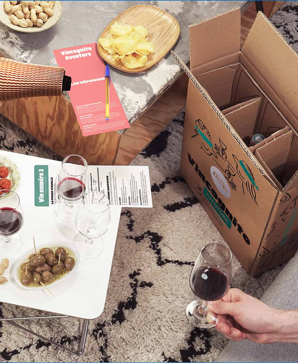Vincognito aventure Edition 2025 - Coffret dégustation à l'aveugle