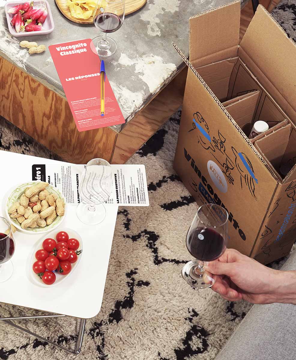 Vincognito classique Edition 2025 - Coffret dégustation à l'aveugle